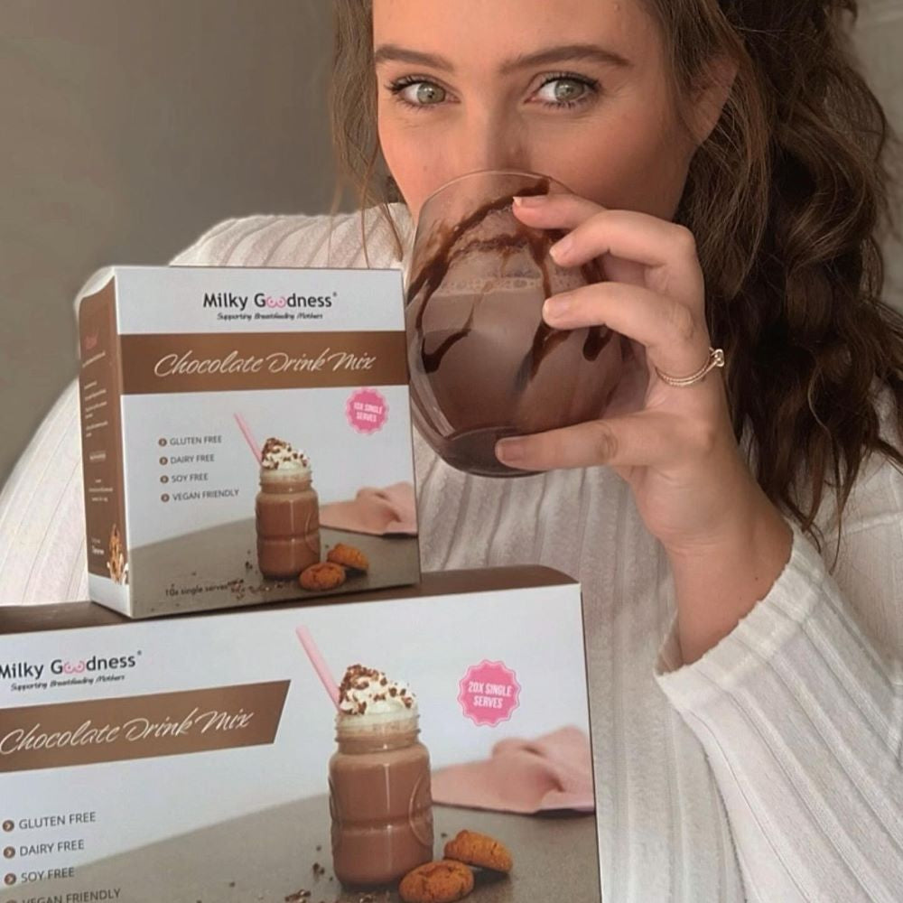 20 x Single Serve Lactation Chocolate Drink Mix