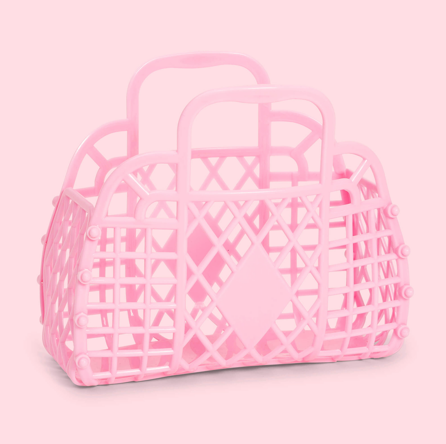 Mini Retro Basket - Bubblegum