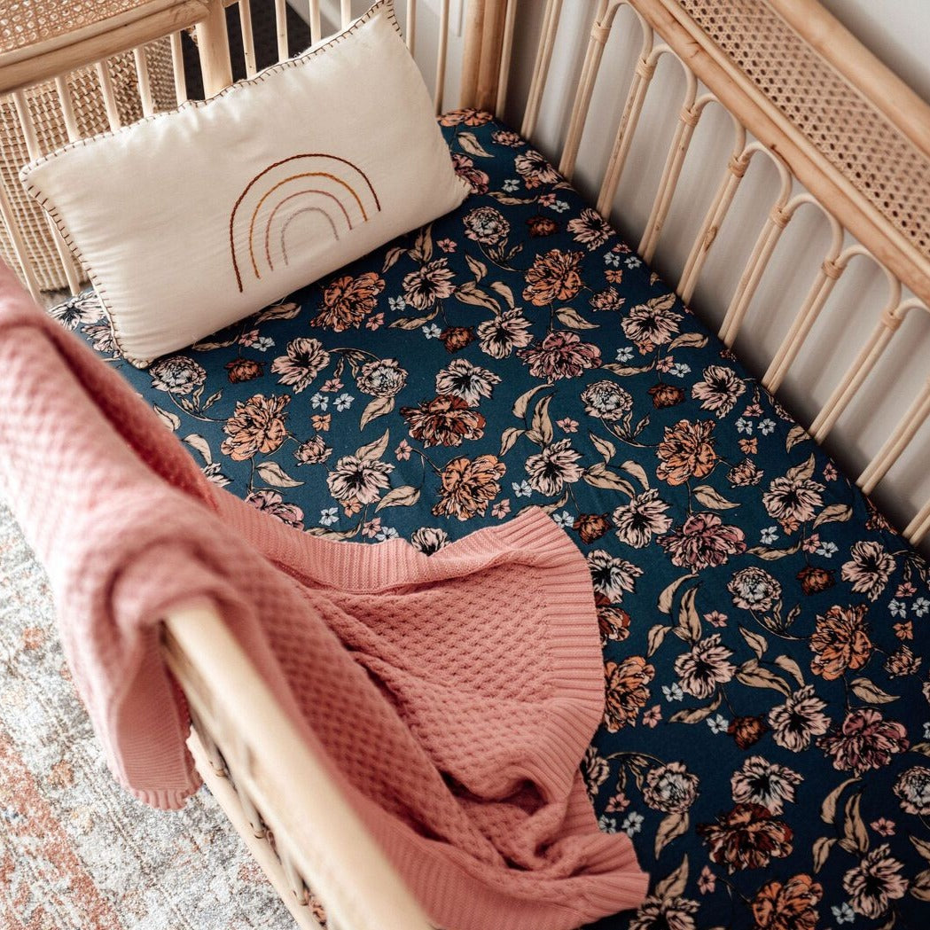 Belle Fitted Cot Sheet