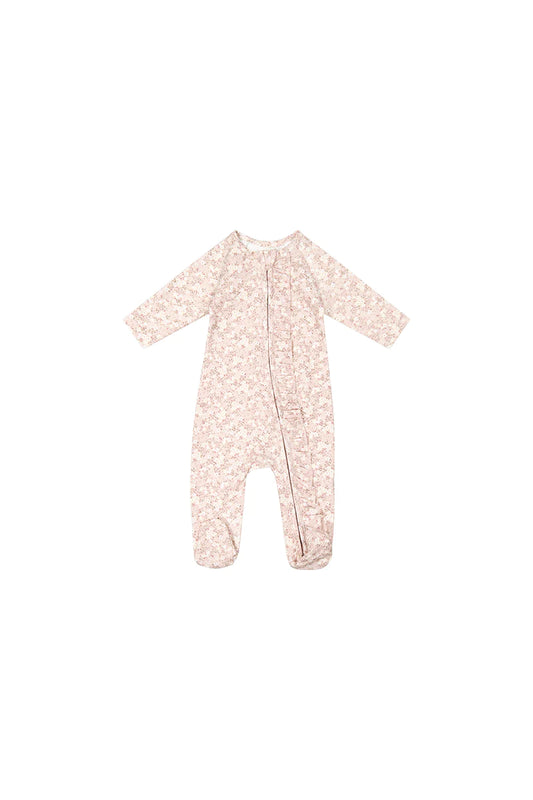 Organic Cotton Maeve Onepiece - Pansy Floral Light