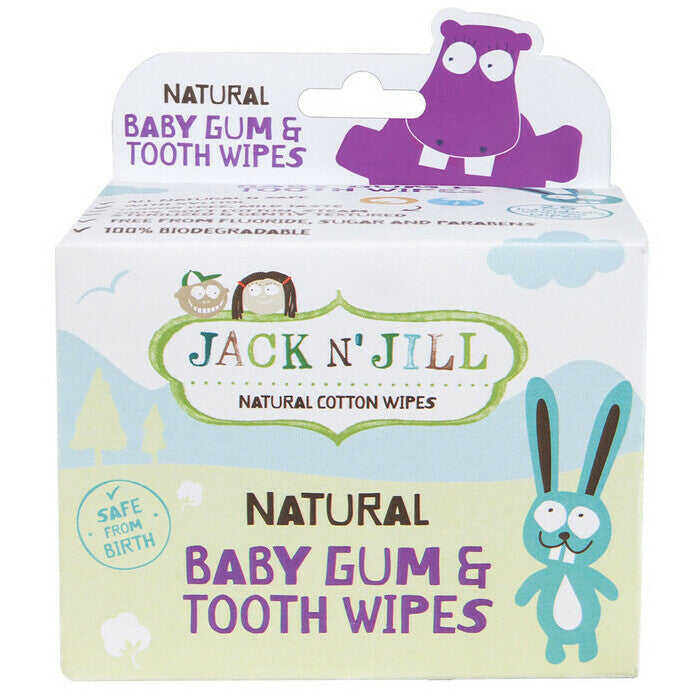 Natural Baby Gum & Tooth Wipes - 25 Pack