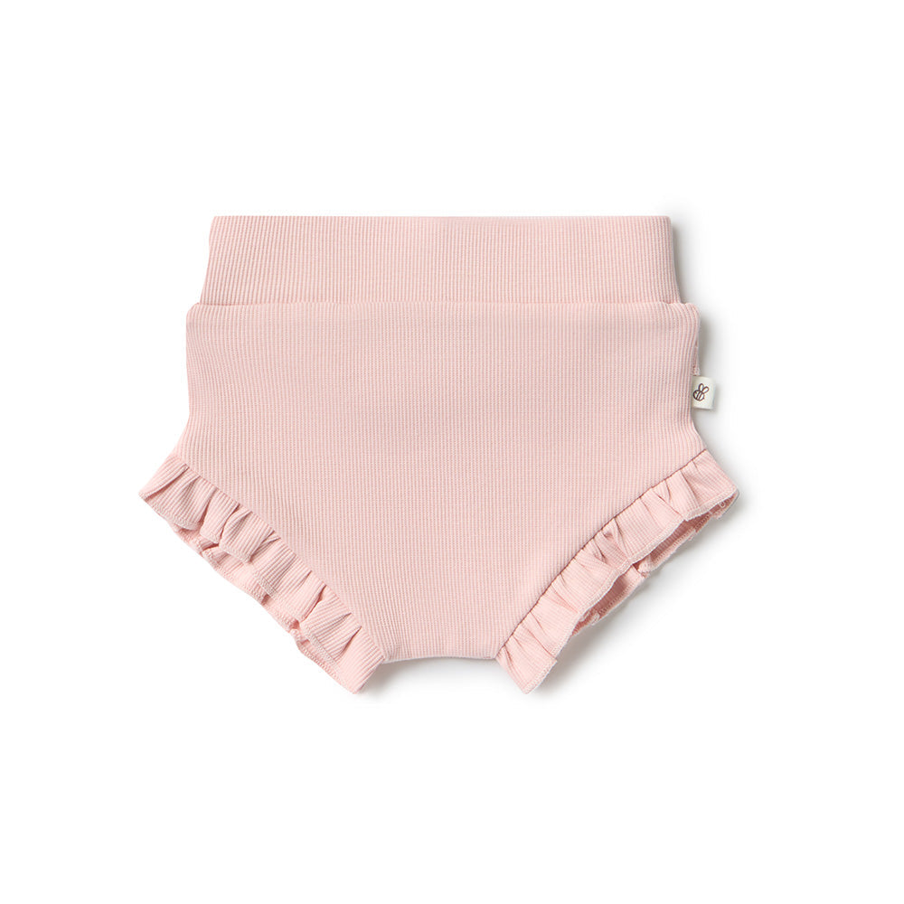 Baby Pink Organic Bloomers