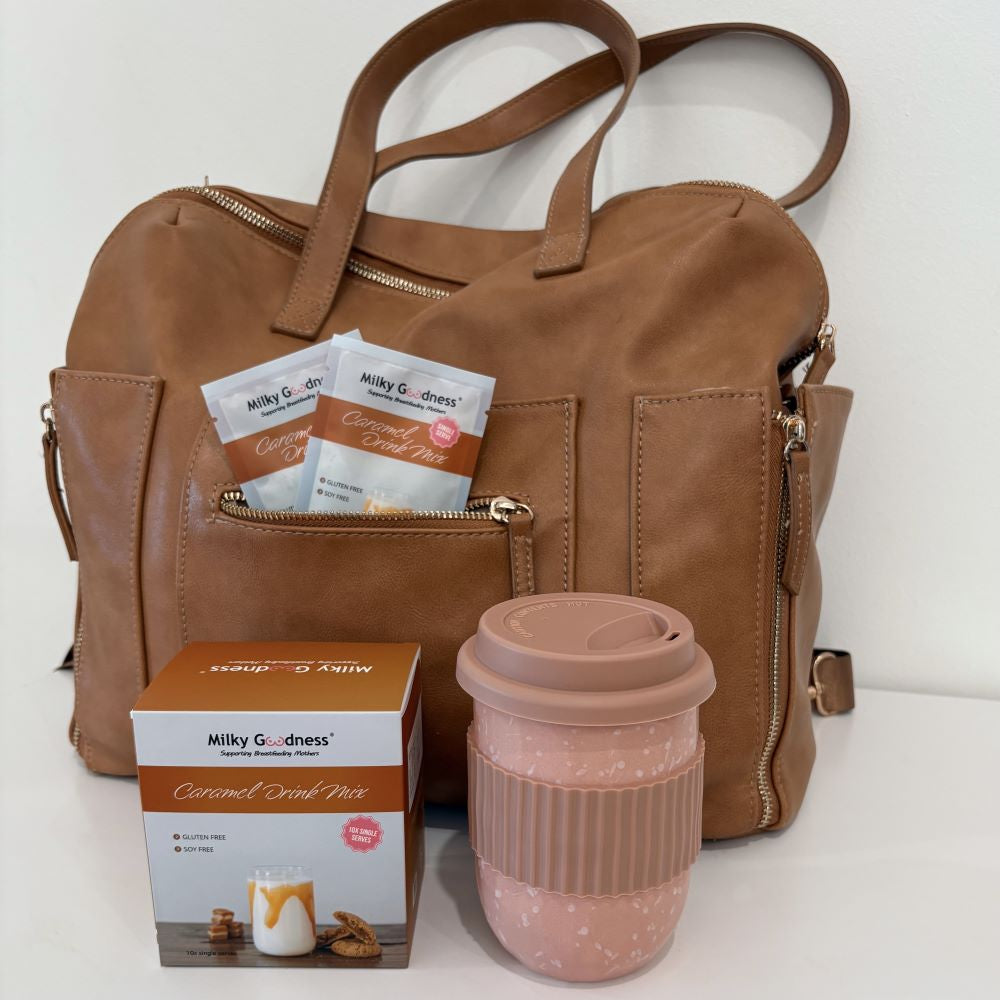 10 x Single Serve Lactation Caramel Drink Mix