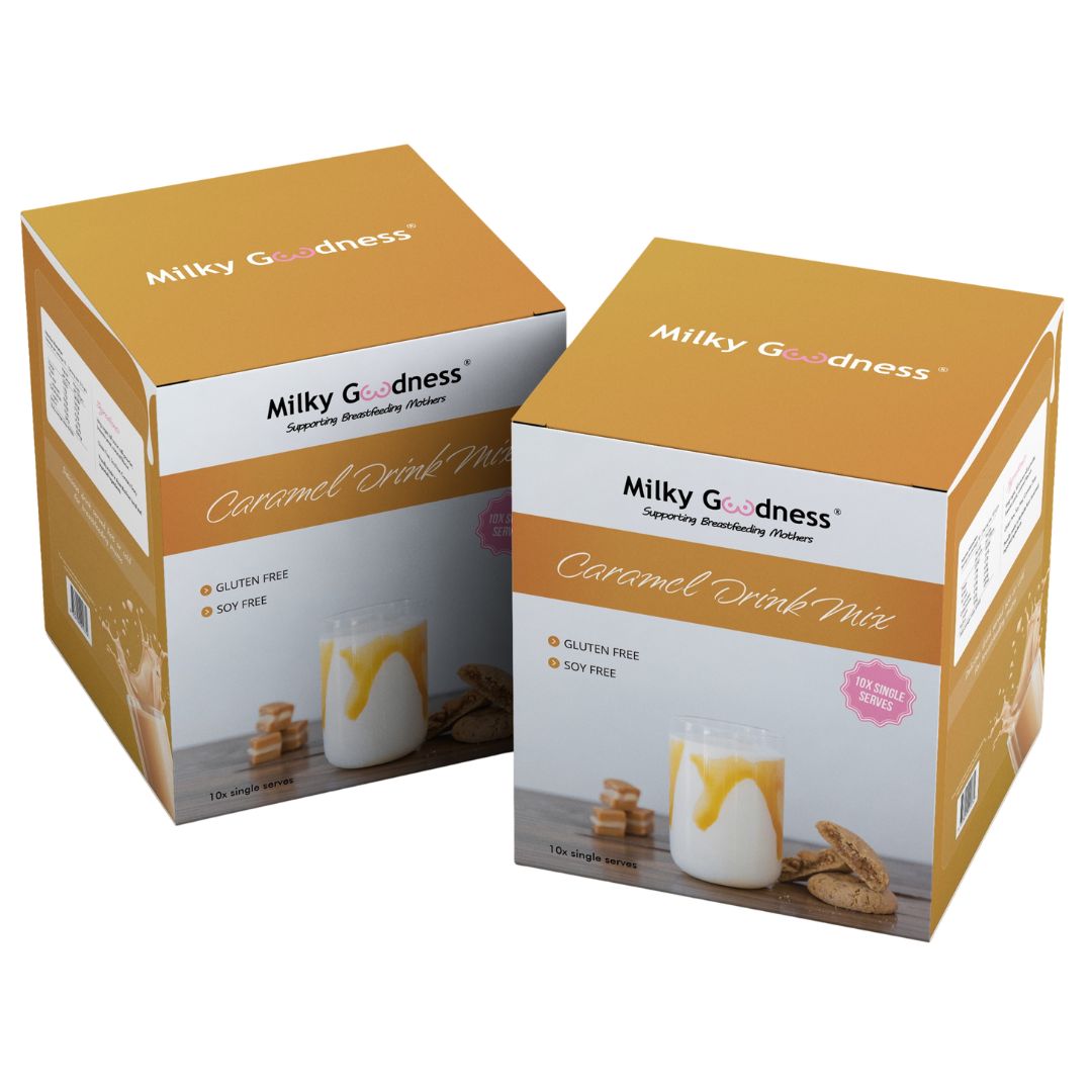 10 x Single Serve Lactation Caramel Drink Mix