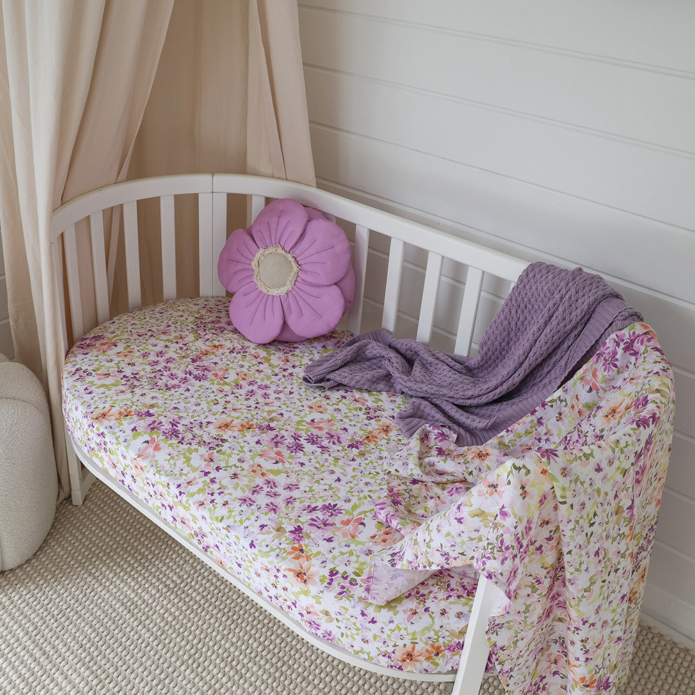 Isla Organic Fitted Cot Sheet