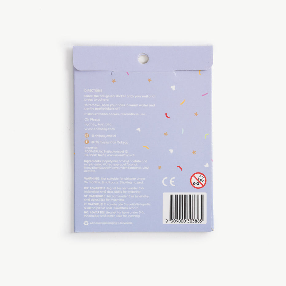 Oh Flossy Nail Stickers Disco Fever