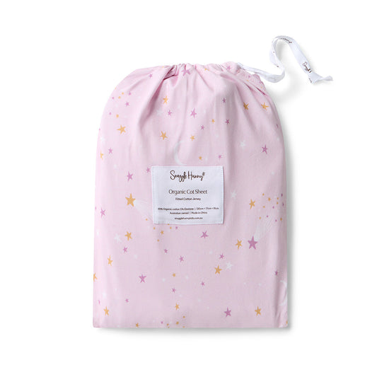 Twinkle Organic Fitted Cot Sheet