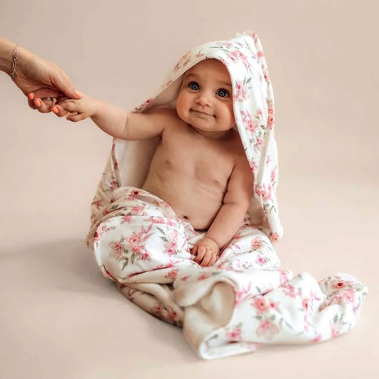 Camille Organic Hooded Baby Towel