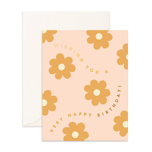 Happy Birthday Daisy Chain Card