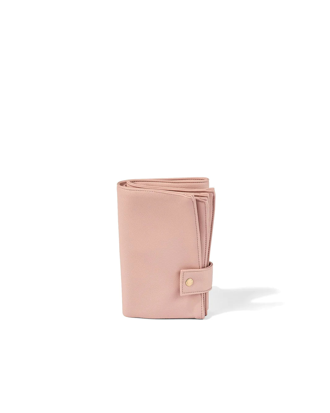 Faux Leather Nappy Changing Pouch - Pink