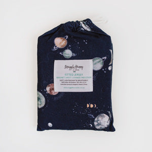 Milky Way Bassinet Sheet & Change Pad Cover
