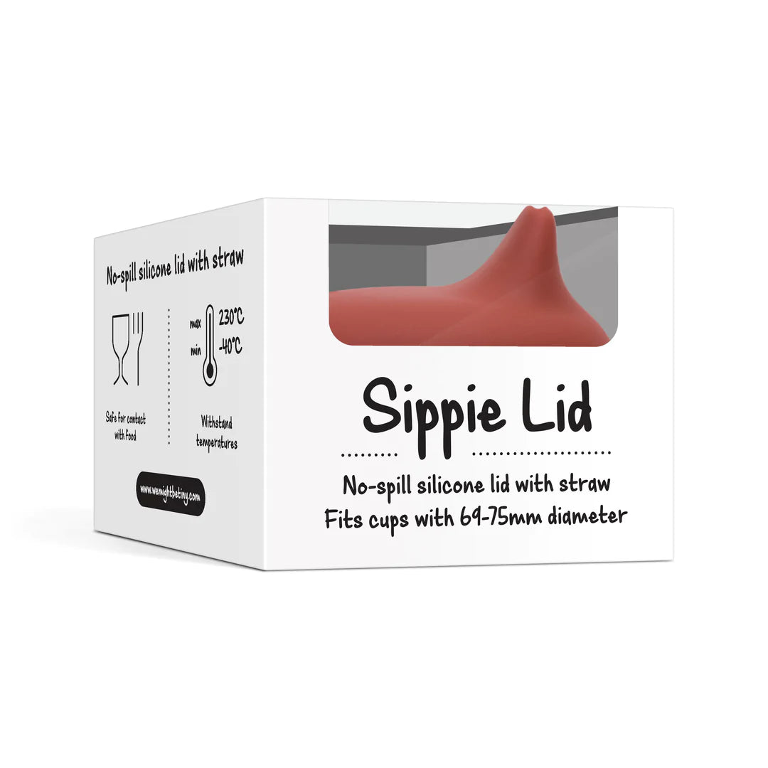 Sippie Lid (+ Mini Straw) | Rust
