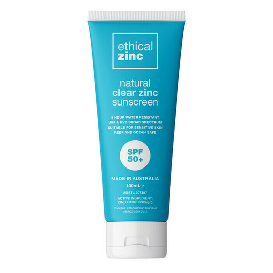 ETHICAL ZINC | Natural Clear Zinc Sunscreen SPF 50+