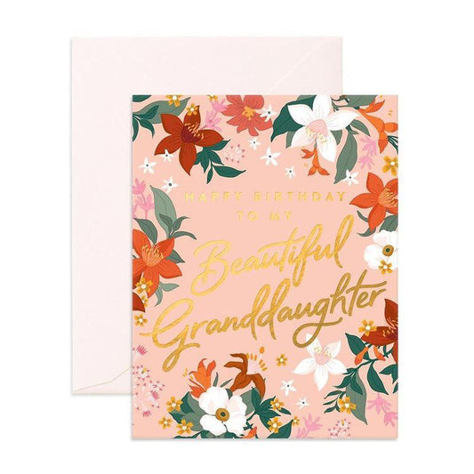 CARD | PINK | Beautiful Granddaughter