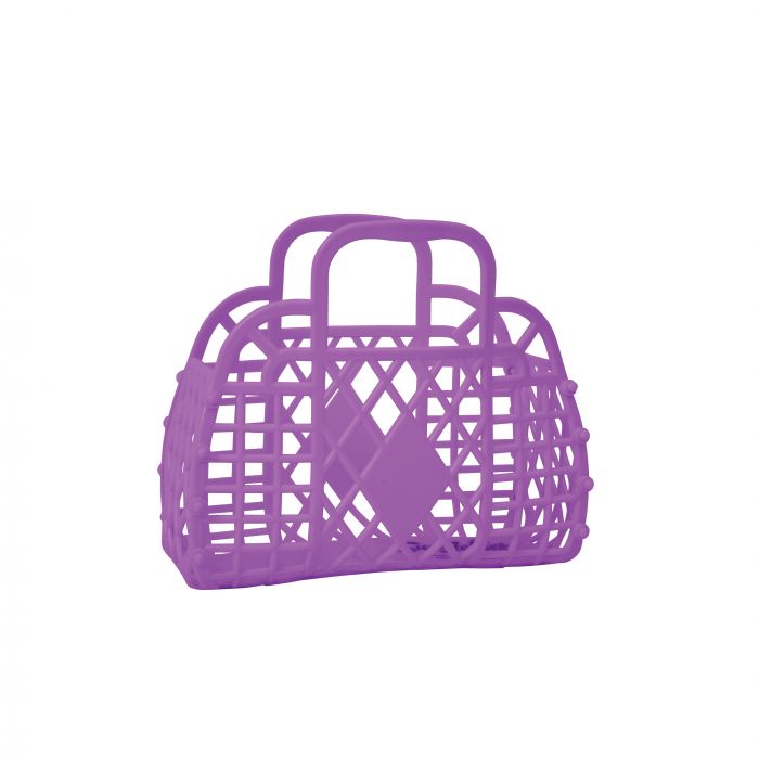 Mini Retro Basket - Purple